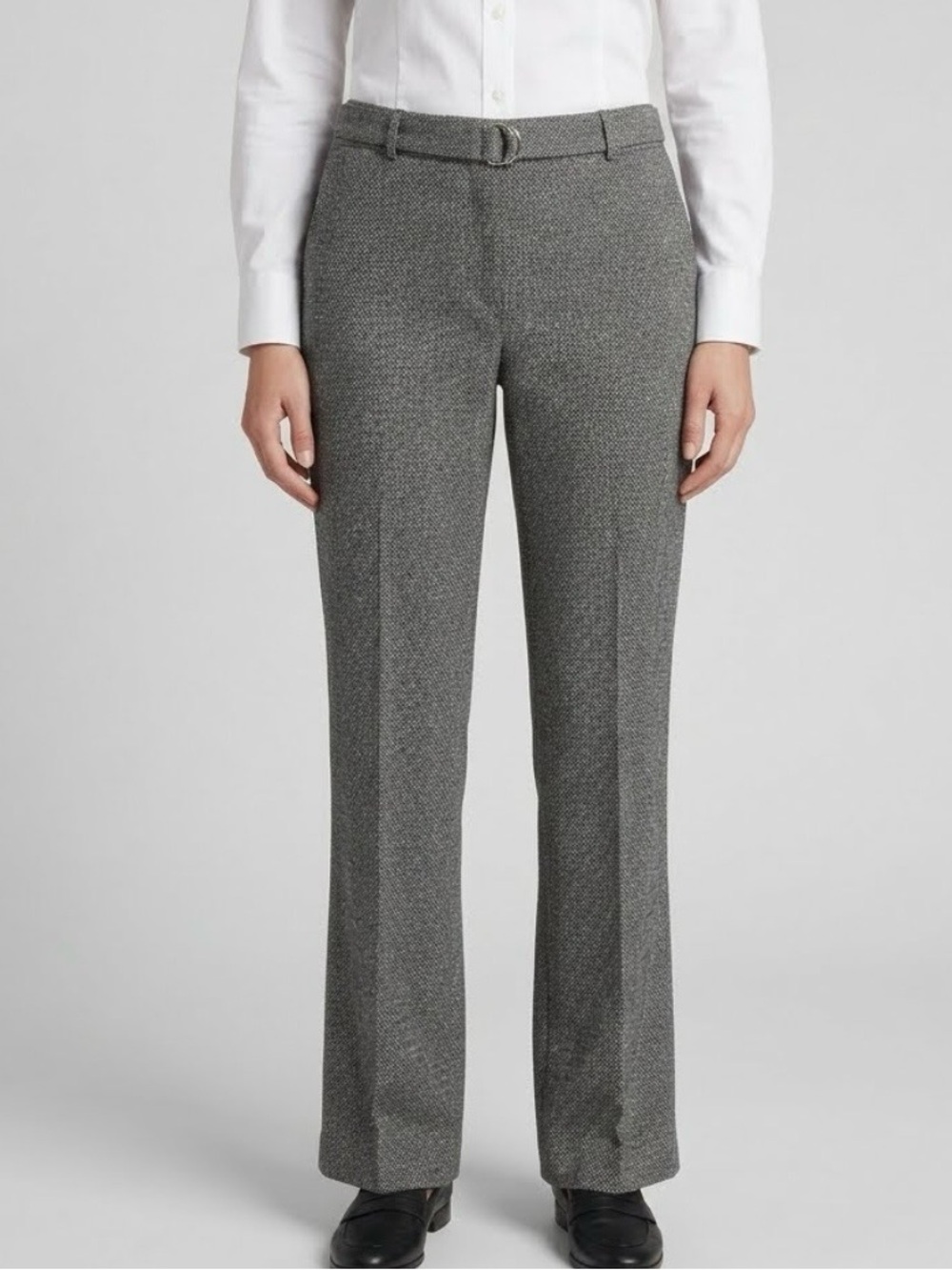 Carole Wren Pants Womans XL Grey‎ Super Supper Soft Flared Pleated Trousers NWT